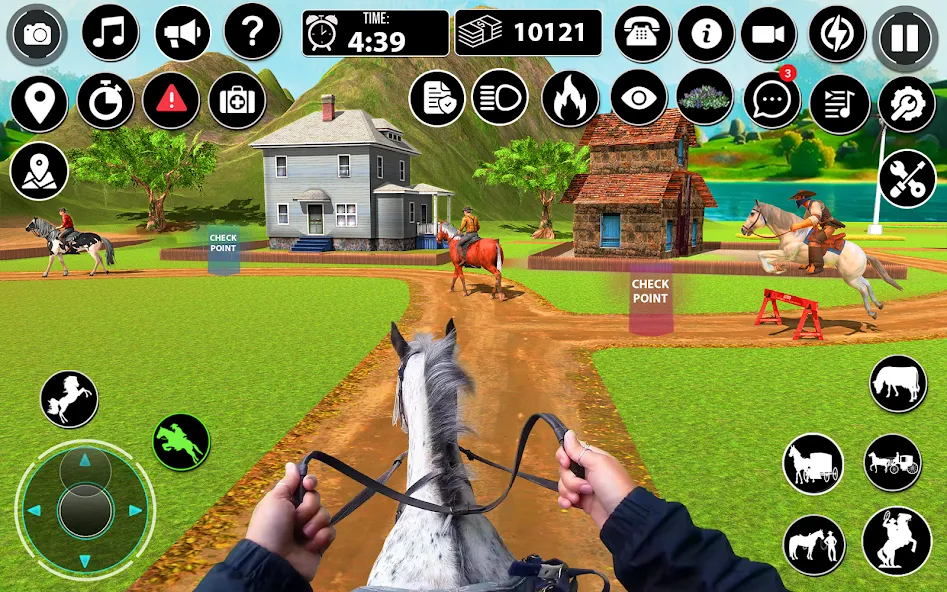 Horse Cart Taxi Transport Game  [МОД Unlocked] Screenshot 2