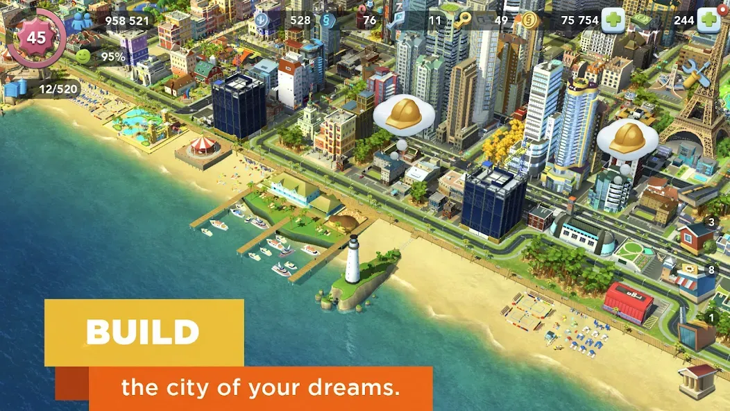 SimCity BuildIt (СимСити БилдИт)  [МОД Unlimited Money] Screenshot 3