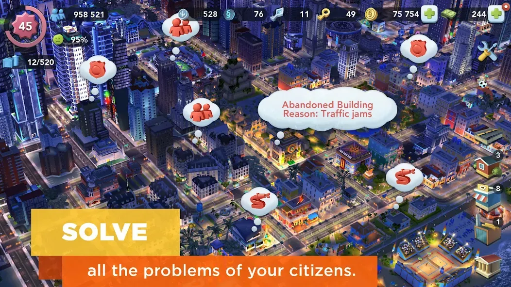 SimCity BuildIt (СимСити БилдИт)  [МОД Unlimited Money] Screenshot 4