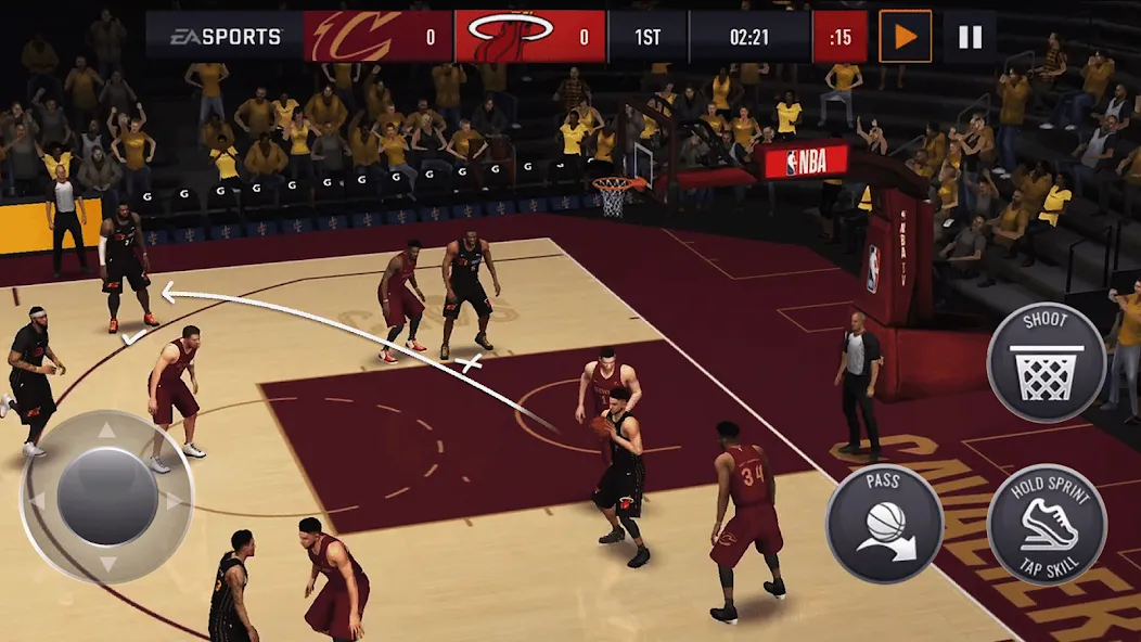 NBA LIVE Mobile Basketball (НБА Лайв Мобайл)  [МОД Menu] Screenshot 1