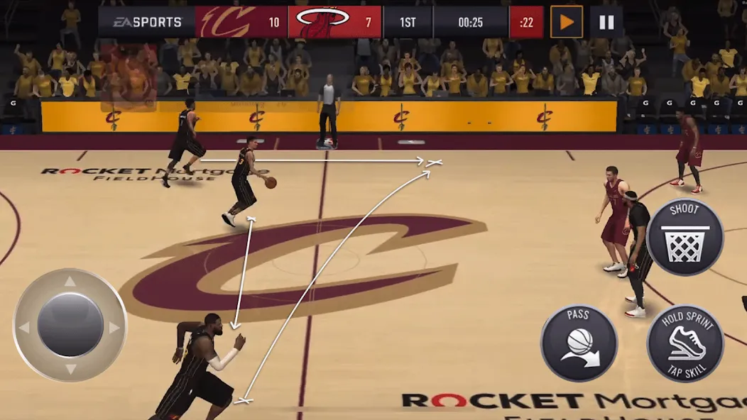 NBA LIVE Mobile Basketball (НБА Лайв Мобайл)  [МОД Menu] Screenshot 2