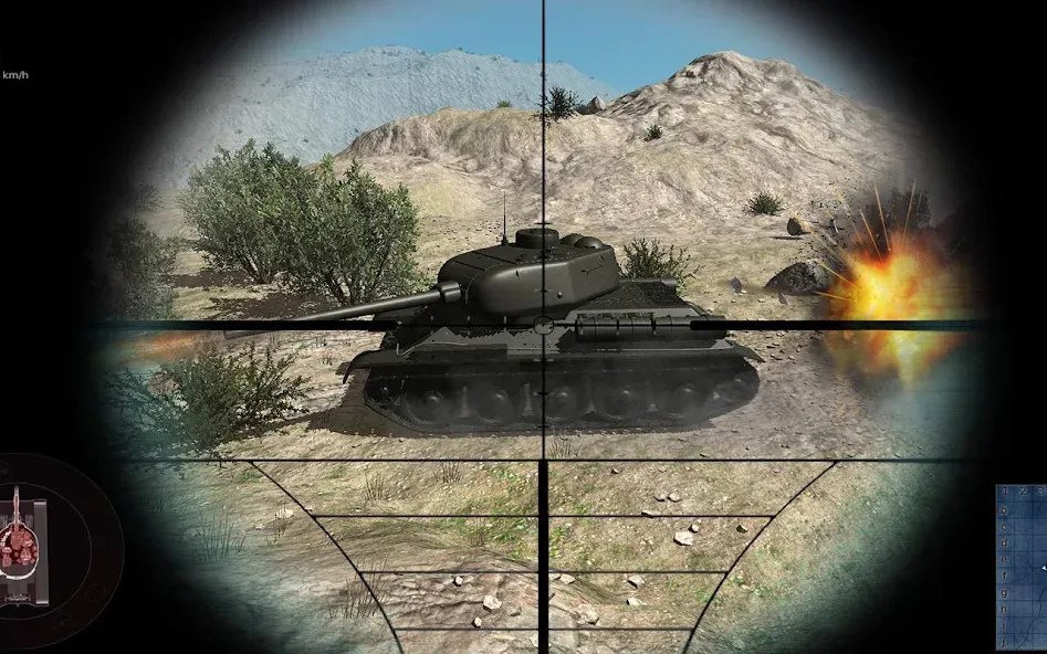 Real Tank Battle : War Machine (Реальное танковое сражение)  [МОД Бесконечные деньги] Screenshot 2