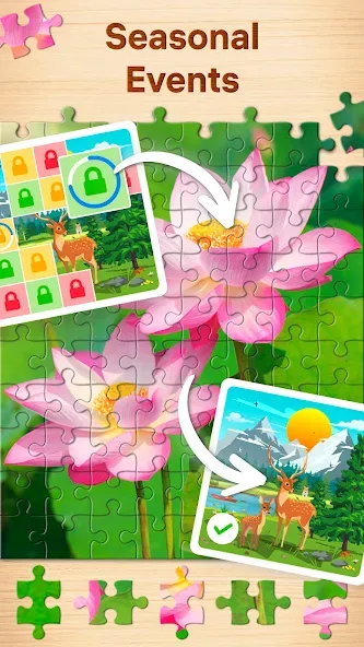 Jigsaw Puzzles - Puzzle Games  [МОД Menu] Screenshot 4