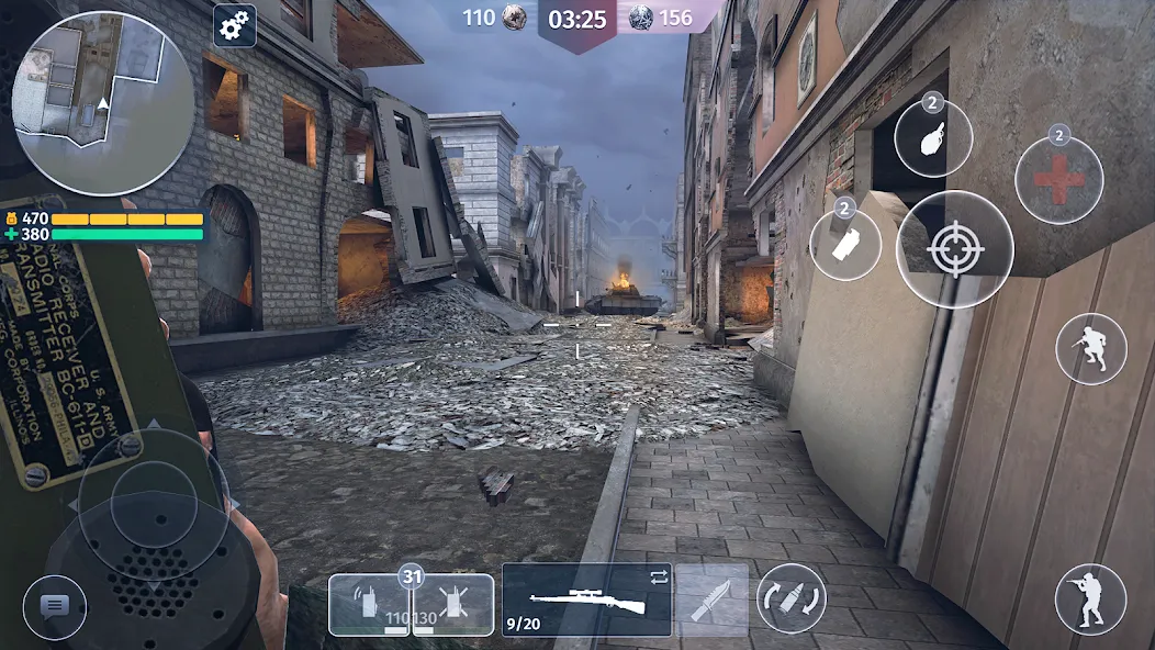 World War 2: Shooting Games (Вторая мировая война)  [МОД Бесконечные монеты] Screenshot 2