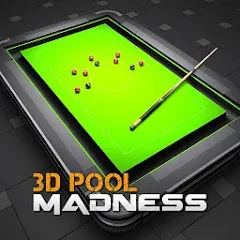 Взломанная 3D Pool Madness (Пул Безумие)  [МОД Mega Pack] - стабильная версия apk на Андроид