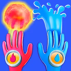 Скачать взломанную Elemental Gloves - Magic Power (Элементальные перчатки)  [МОД Menu] - стабильная версия apk на Андроид