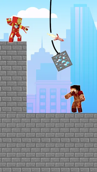 City Hero: Crime Shoot Puzzle (Хиро Крафт Пазлы)  [МОД Меню] Screenshot 3