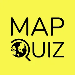 Взломанная Map Quiz World Geography (Мап Квиз Всемирная География)  [МОД Много монет] - полная версия apk на Андроид