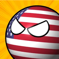 Скачать взломанную e-Sim Countryball Be President  [МОД Все открыто] - стабильная версия apk на Андроид