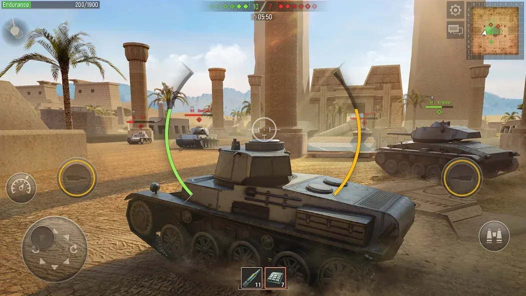 Battle Tanks: Tank Games WW2 (Бэтл Тэнкс)  [МОД Все открыто] Screenshot 3