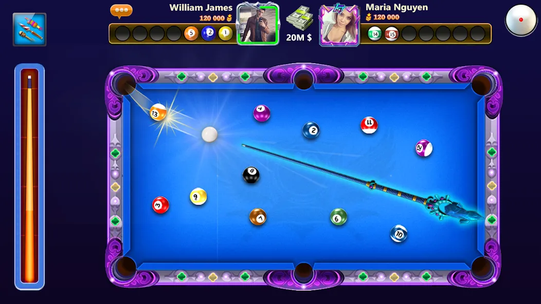 8 Ball Offline - Billiard Pool (Шар Оффлайн)  [МОД Бесконечные деньги] Screenshot 2