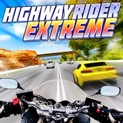 Скачать взлом Highway Rider Extreme - 3D Mot (Хайвей Райдер Экстрим)  [МОД Menu] - стабильная версия apk на Андроид