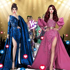 Взломанная Fashion Show: Dress up Games (Фэшн Шоу)  [МОД Много денег] - стабильная версия apk на Андроид