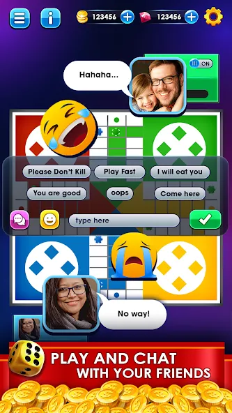 Ludo Online Multiplayer (Людо Онлайн Многопользовательская Игра)  [МОД Много монет] Screenshot 3