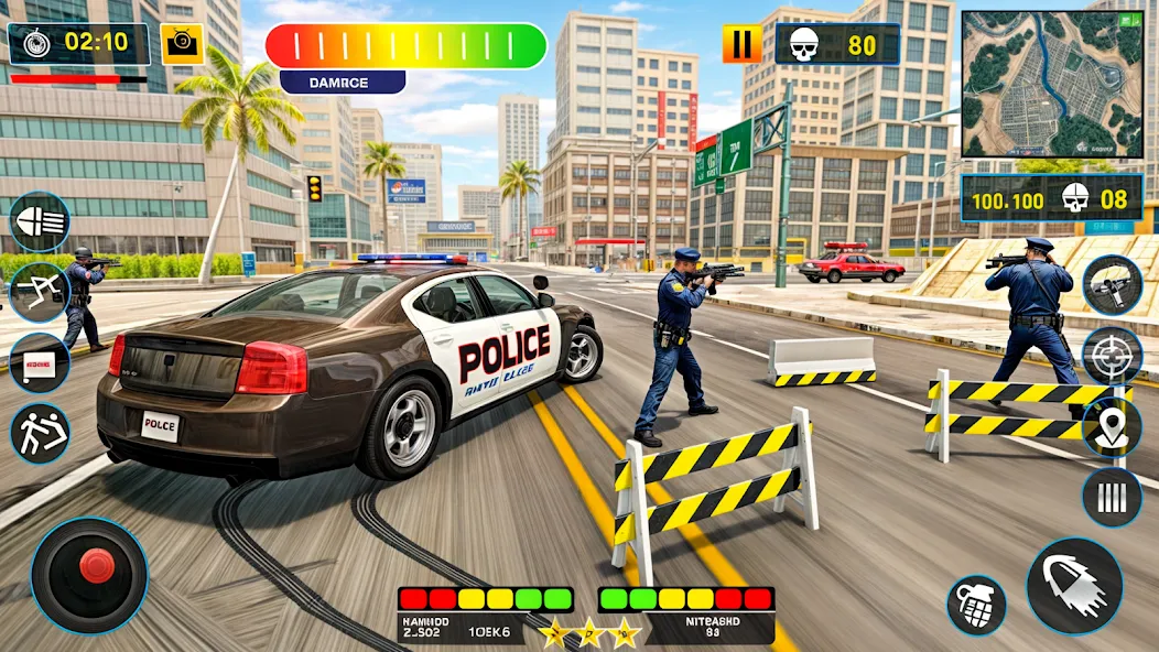 US Police Shooting Crime City  [МОД Unlimited Money] Screenshot 2