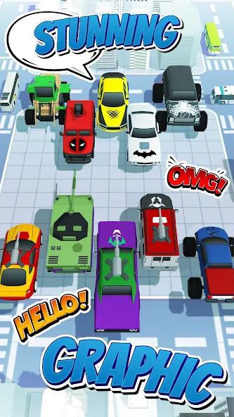 Superhero Car Merge Battle  [МОД Много монет] Screenshot 4