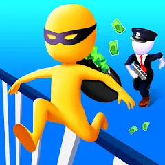 Взломанная Thief Run Race 3D: Fun Race  [МОД Unlimited Money] - последняя версия apk на Андроид