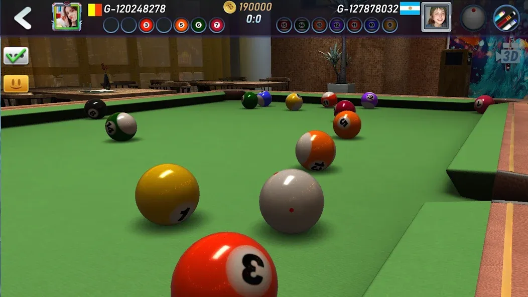 Real Pool 3D 2 (Риал Пул 3Д 2)  [МОД Бесконечные монеты] Screenshot 1