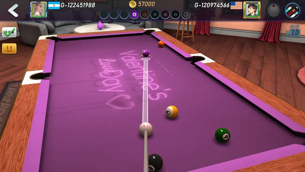 Real Pool 3D 2 (Риал Пул 3Д 2)  [МОД Бесконечные монеты] Screenshot 4