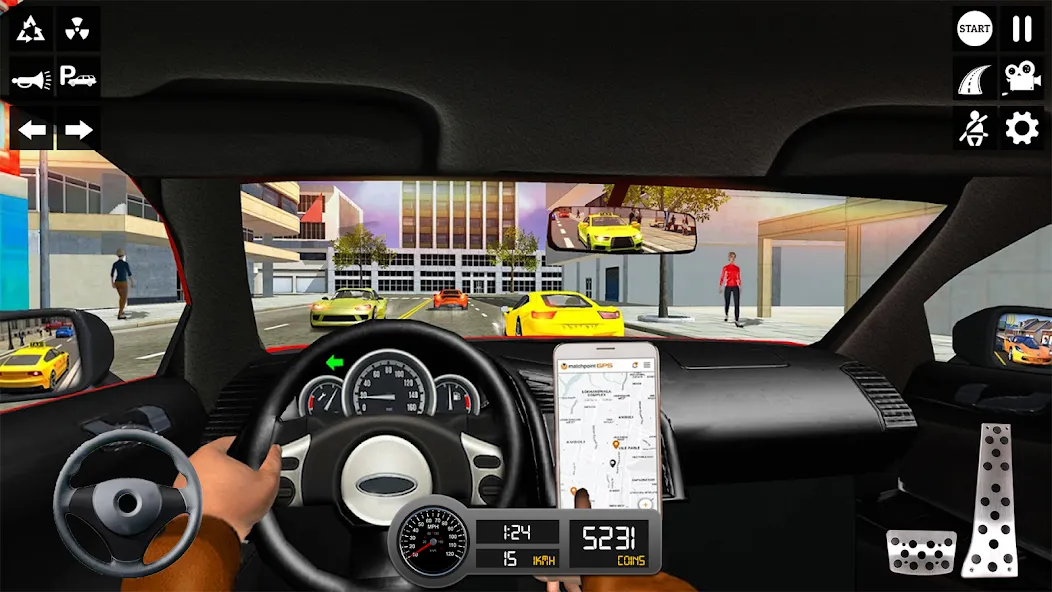 Taxi Simulator 3d Taxi Sim  [МОД Unlocked] Screenshot 5