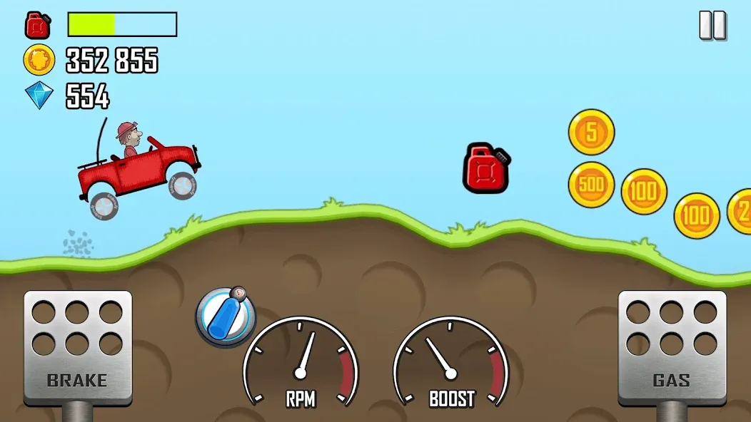 Hill Climb Racing (Хилл Клайм Рейсинг)  [МОД Меню] Screenshot 1