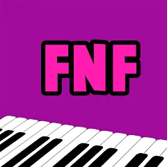 Взломанная FNF Piano (ФНФ Пиано)  [МОД Много монет] - последняя версия apk на Андроид