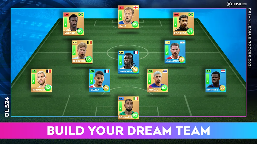 Dream League Soccer 2024 (Дрим Лиг Соккер 2023)  [МОД Mega Pack] Screenshot 4