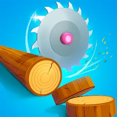 Скачать взлом Idle Cutter: Wood Slice (Айдл Катер)  [МОД Mega Pack] - последняя версия apk на Андроид