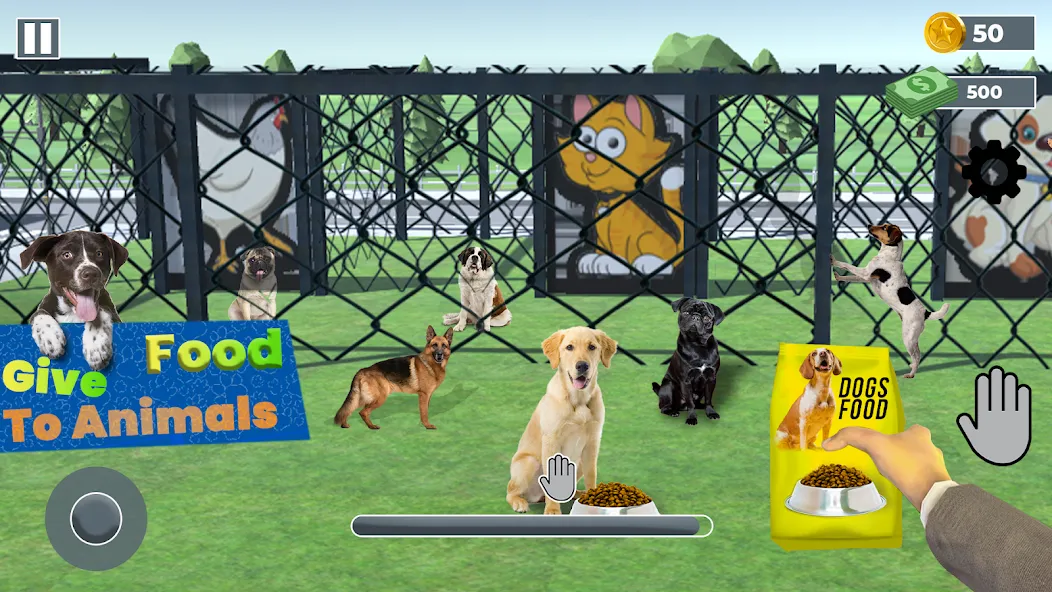 Animal Shelter: Pet Rescue 3D  [МОД Бесконечные деньги] Screenshot 1