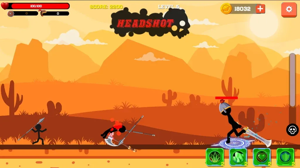 Spear war with Stickman (Спир вар)  [МОД Много денег] Screenshot 2