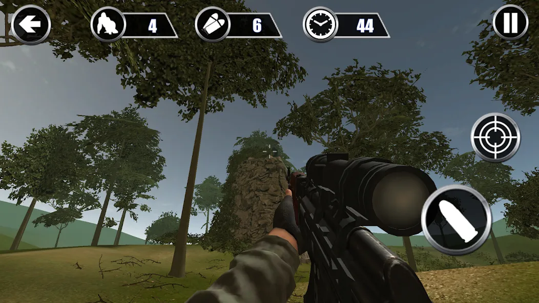 Gorilla Hunter: Hunting games (Горилла Хантер)  [МОД Меню] Screenshot 5