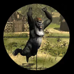 Взлом Gorilla Hunter: Hunting games (Горилла Хантер)  [МОД Меню] - полная версия apk на Андроид