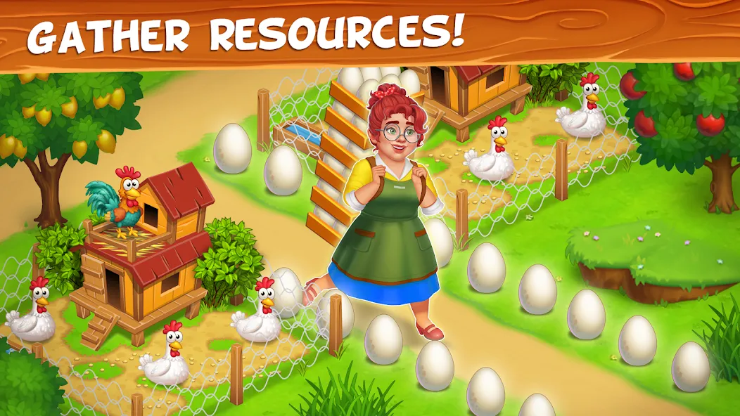 Farm Town - Family Farming Day (Фарм Таун)  [МОД Меню] Screenshot 3