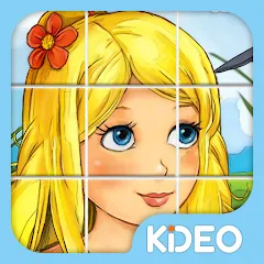 Скачать взломанную Princess Girls Puzzles - Kids  [МОД Много монет] - стабильная версия apk на Андроид