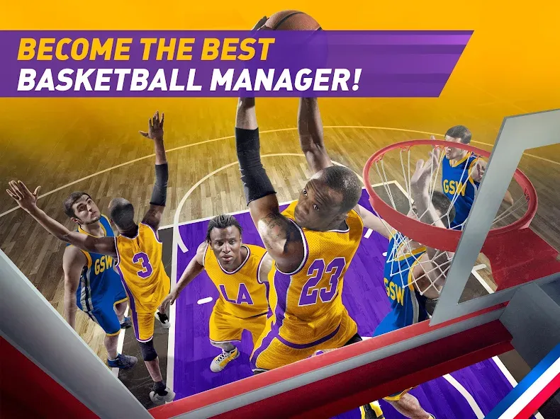 Basketball Fantasy Manager NBA  [МОД Бесконечные монеты] Screenshot 2