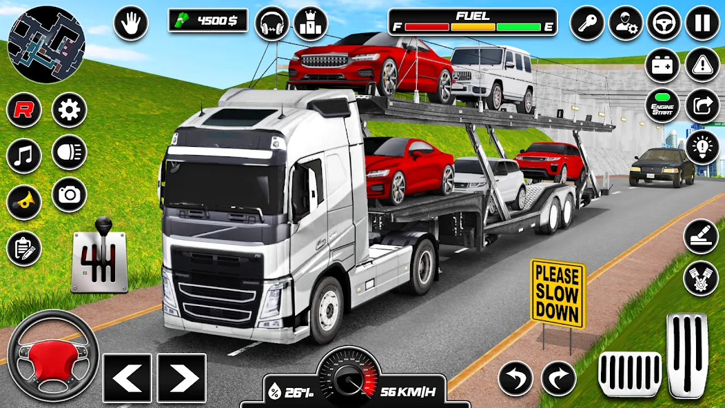 Car Transporter 3d:Truck Games  [МОД Много денег] Screenshot 1