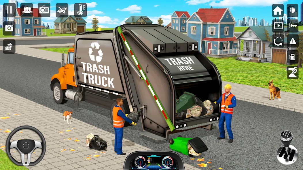 Trash Truck Games Simulator 3D  [МОД Все открыто] Screenshot 4