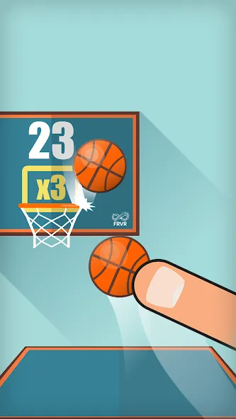 Basketball FRVR - Dunk Shoot (Баскетбол ФРВР)  [МОД Menu] Screenshot 3