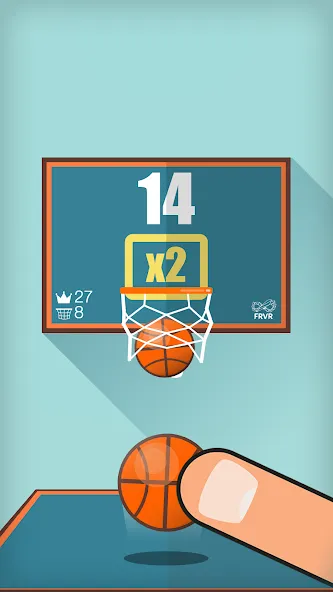 Basketball FRVR - Dunk Shoot (Баскетбол ФРВР)  [МОД Menu] Screenshot 5