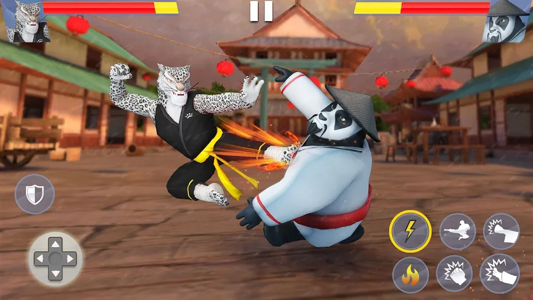 Kung Fu Animal: Fighting Games (Кунгфу животное)  [МОД Unlimited Money] Screenshot 2