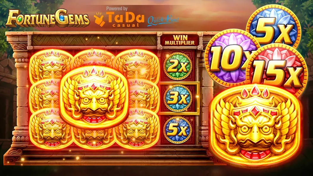 Slot Fortune Gems-TaDa Games (Слот Форчун Гемс)  [МОД Все открыто] Screenshot 1