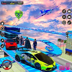 Скачать взлом Rampa Car Game: GT Car stunts (Мега Рэмпс)  [МОД Много монет] - стабильная версия apk на Андроид