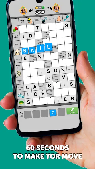 Wordgrams - Crossword & Puzzle (Вордграмс)  [МОД Mega Pack] Screenshot 1