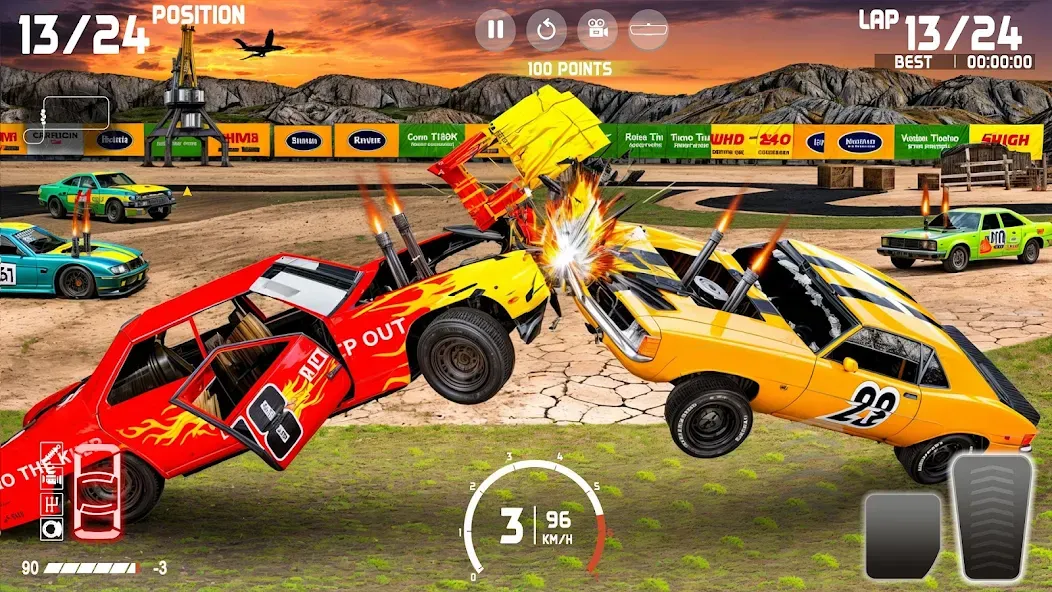 Demolition Derby: Car Games  [МОД Unlimited Money] Screenshot 1