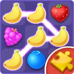 Взломанная Jigsaw: Fruit Link Blast (Джигсоу)  [МОД Все открыто] - стабильная версия apk на Андроид