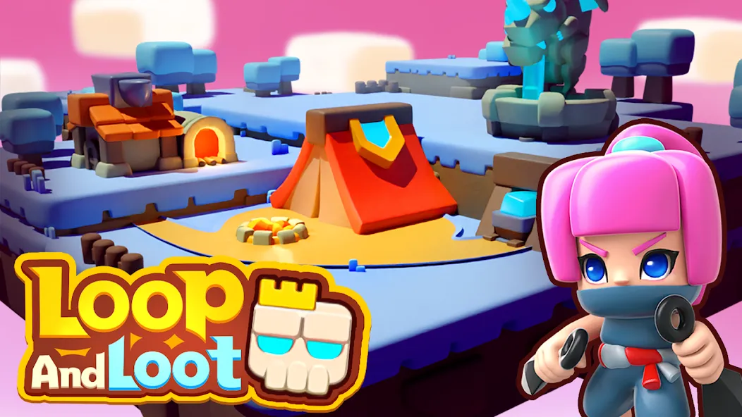 Loop & Loot™: Merge RPG (Покет Квест)  [МОД Бесконечные монеты] Screenshot 2