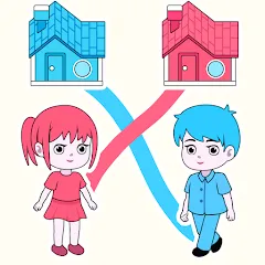 Взломанная Draw To Home (Дроу Ту Хоум)  [МОД Много монет] - последняя версия apk на Андроид