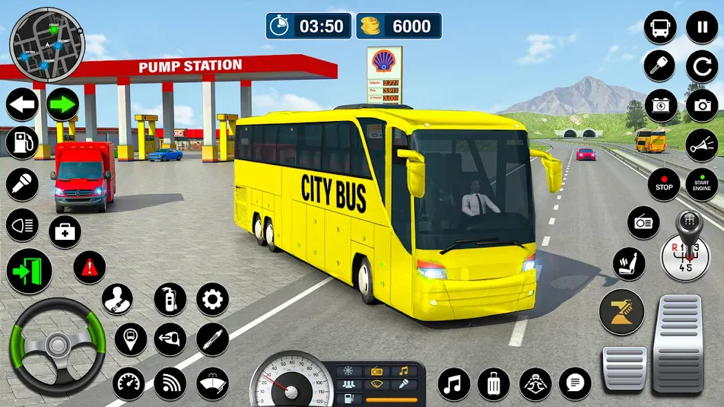 Bus Simulator Game: Coach Game  [МОД Unlimited Money] Screenshot 3