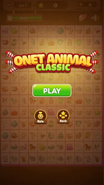 Onet Connect Animal Game (Онет Соединить Животные игра)  [МОД Mega Pack] Screenshot 1