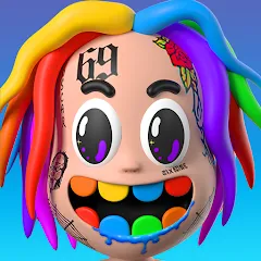 Взлом 6ix9ine Runner (икс9айн Раннер)  [МОД Mega Pack] - последняя версия apk на Андроид